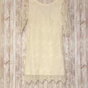 Beautiful Lace Overlay Dress